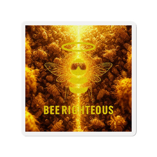Bee Righteous Die-Cut Magnets | Bee Gifts, Kitchen Accessories, Inspirational Home Decor - Jack Righteous