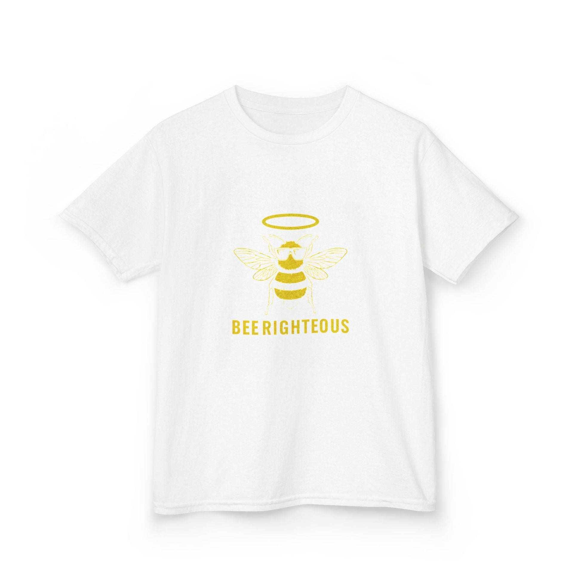 Bee Righteous Kids Tee - Fun Cotton T-Shirt for Boys and Girls, Perfect for Birthdays, Parties, Everyday Wear, Summer Outfits, Bee Lovers - Jack Righteous