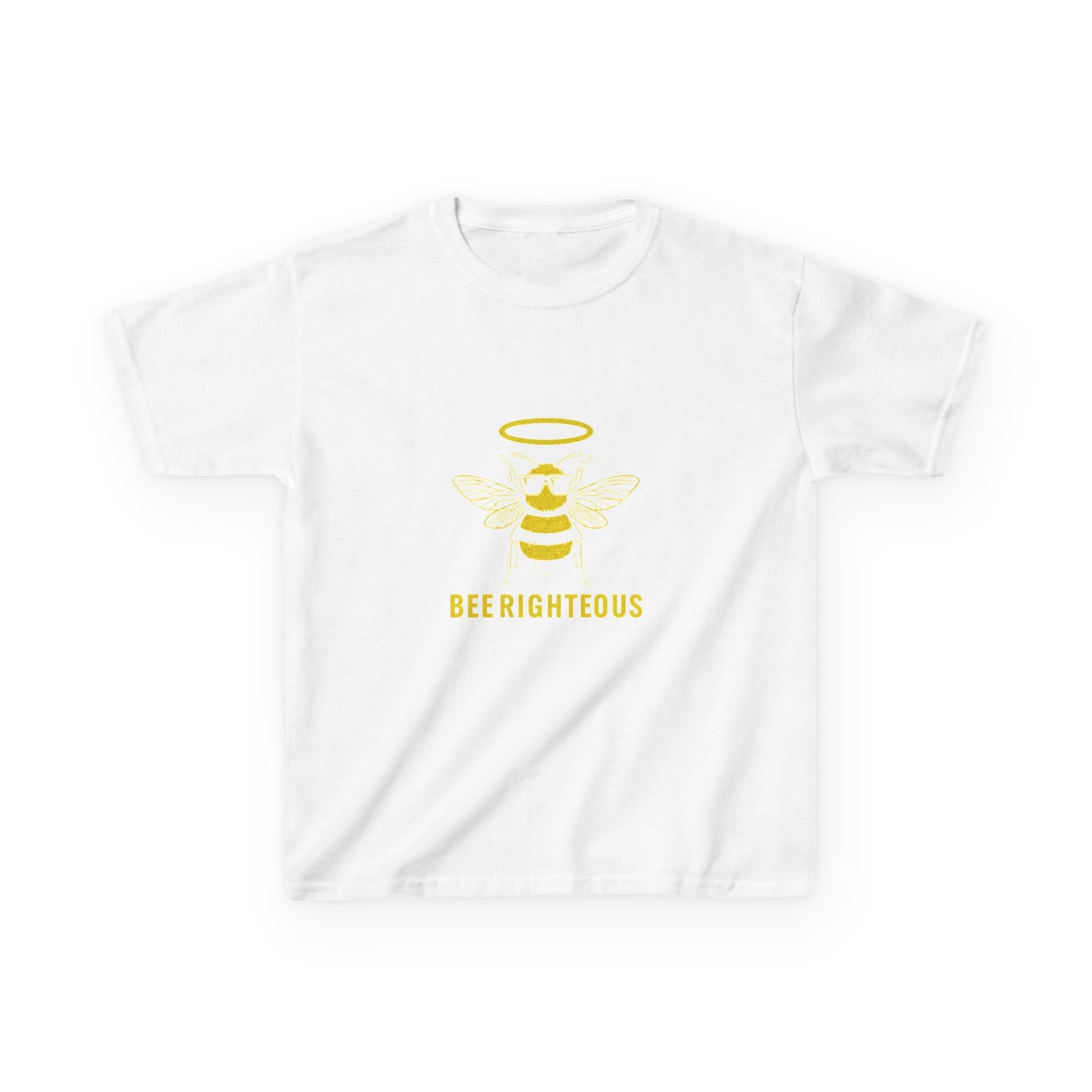 Bee Righteous Kids Tee - Fun Cotton T-Shirt for Boys and Girls, Perfect for Birthdays, Parties, Everyday Wear, Summer Outfits, Bee Lovers - Jack Righteous