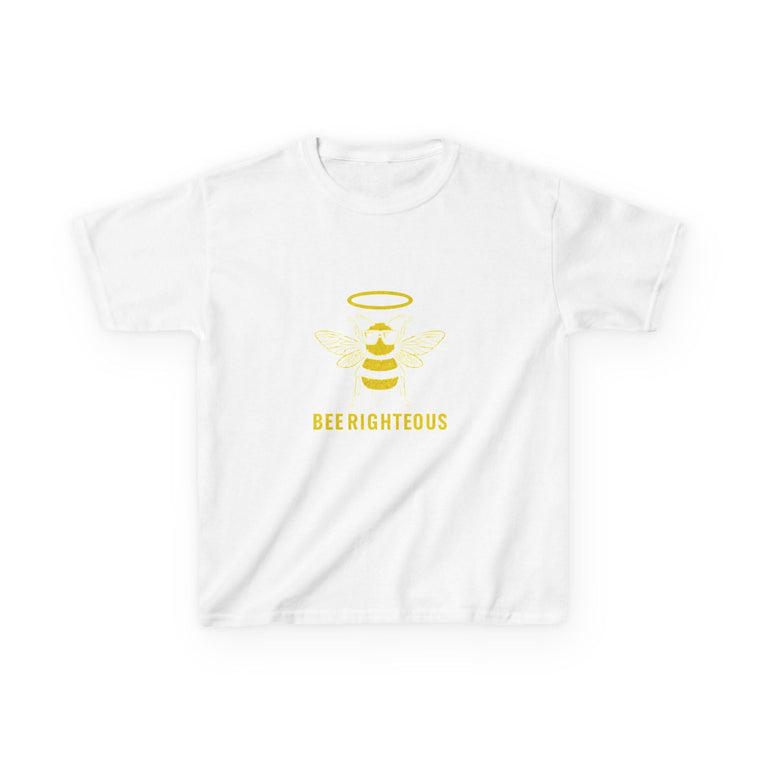 Bee Righteous Kids Tee - Fun Cotton T-Shirt for Boys and Girls - Jack Righteous