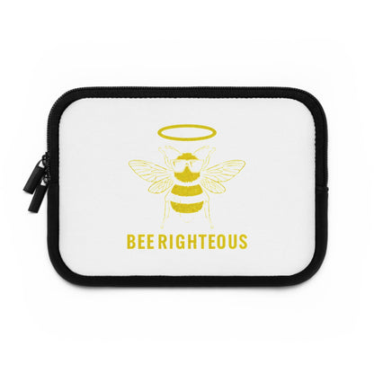 Bee Righteous - Inspirational Laptop Sleeve & Case, Bee Themed Electronics Cover - Jack Righteous