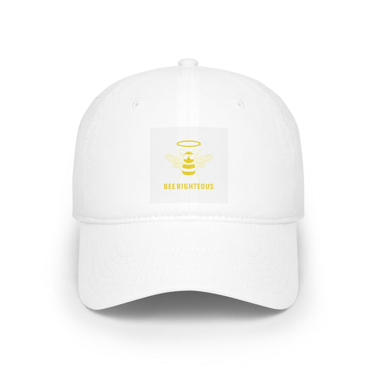 Bee Righteous Cute Cap | Low Profile Baseball Hat for Beekeepers, Summer Gift - Jack Righteous