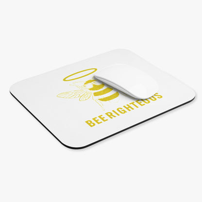 Bee Righteous Mouse Pad, Bee Design, Desk Accessory, Gift for Her, Office Decor, Inspirational Mousepad - Jack Righteous