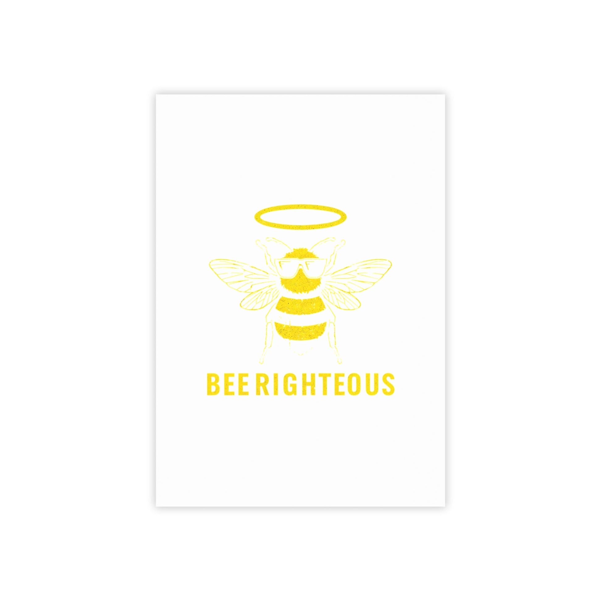 Bee - righteous Note Pads, Cute Sticky Notes, Gift for Teachers, Bee Lovers, Inspirational Office Supplies - Jack Righteous
