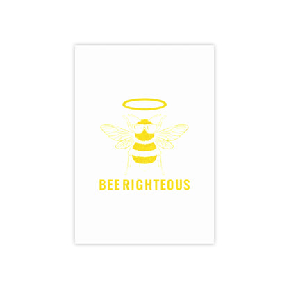Bee - righteous Note Pads, Cute Sticky Notes, Gift for Teachers, Bee Lovers, Inspirational Office Supplies - Jack Righteous