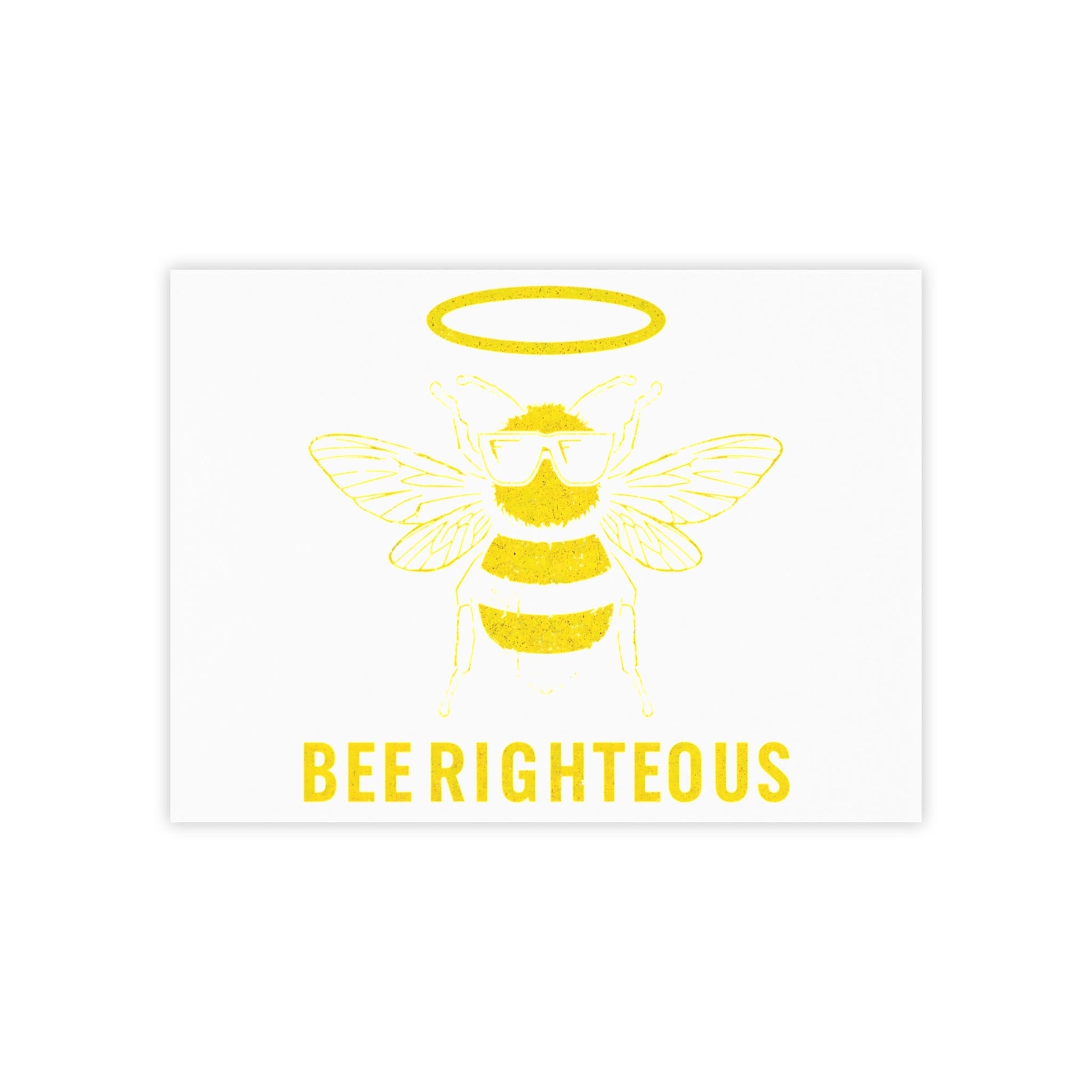 Bee - righteous Note Pads, Cute Sticky Notes, Gift for Teachers, Bee Lovers, Inspirational Office Supplies - Jack Righteous