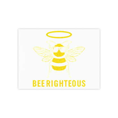 Bee - righteous Note Pads, Cute Sticky Notes, Gift for Teachers, Bee Lovers, Inspirational Office Supplies - Jack Righteous