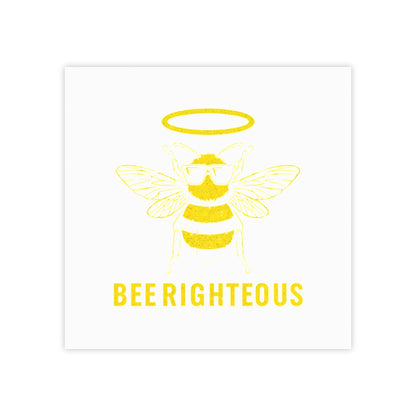 Bee - righteous Note Pads, Cute Sticky Notes, Gift for Teachers, Bee Lovers, Inspirational Office Supplies - Jack Righteous