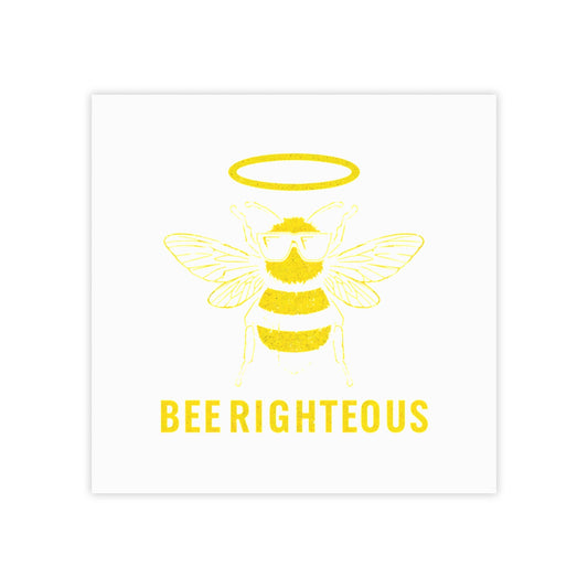 Bee - righteous Note Pads, Cute Sticky Notes, Gift for Teachers, Bee Lovers, Inspirational Office Supplies - Jack Righteous