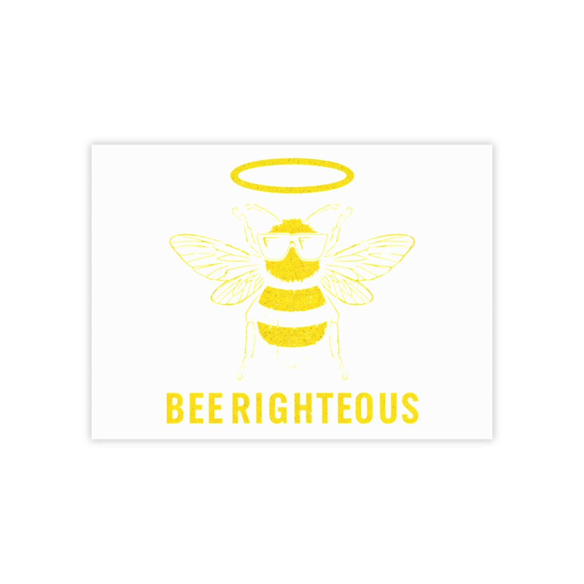 Bee - righteous Note Pads, Cute Sticky Notes, Gift for Teachers, Bee Lovers, Inspirational Office Supplies - Jack Righteous
