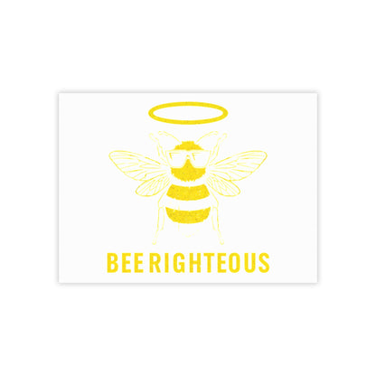 Bee - righteous Note Pads, Cute Sticky Notes, Gift for Teachers, Bee Lovers, Inspirational Office Supplies - Jack Righteous
