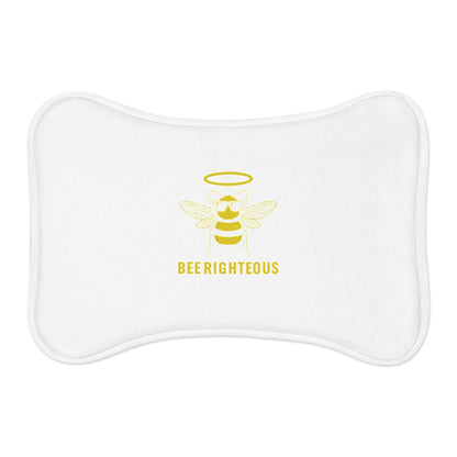 Bee Righteous Cute Dog Dish Pet Feeding Mat - Non-Slip, Fun Kitchen Decor - Jack Righteous