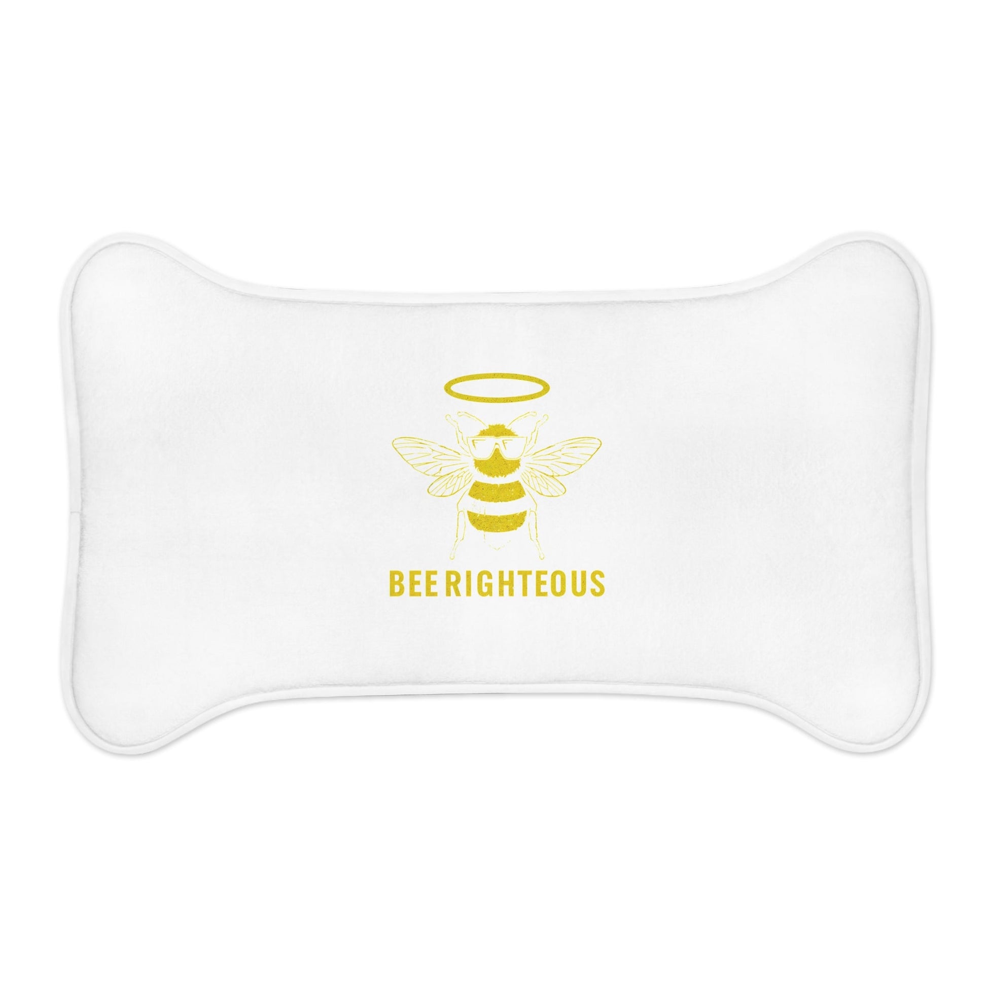 Bee Righteous Cute Dog Dish Pet Feeding Mat - Non-Slip, Fun Kitchen Decor - Jack Righteous