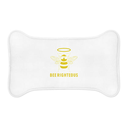 Bee Righteous Cute Dog Dish Pet Feeding Mat - Non-Slip, Fun Kitchen Decor - Jack Righteous