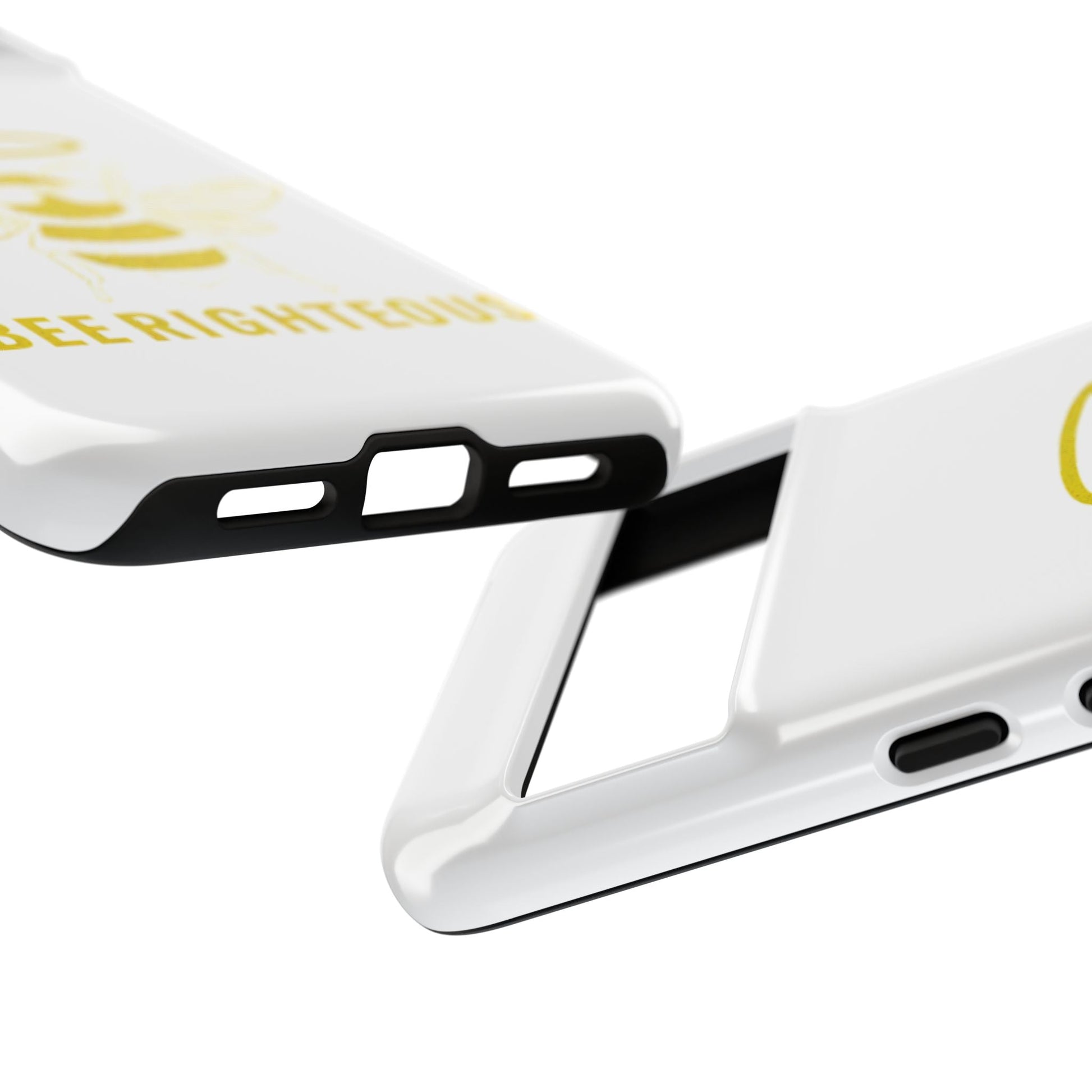 Bee Righteous Phone Case | Tough Cases, Inspirational Gifts, Cute Bee Design, Eco - Friendly Phone Accessories, Buzzing Charm - Jack Righteous