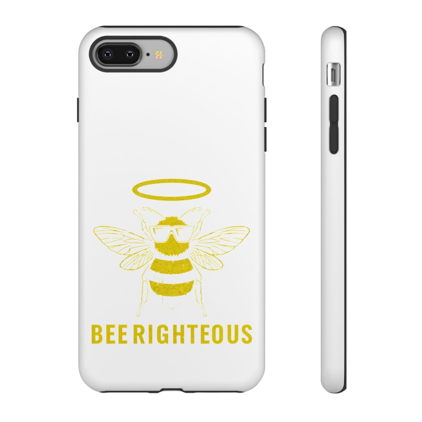 Bee Righteous Phone Case | Tough Cases, Inspirational Gifts, Cute Bee Design, Eco - Friendly Phone Accessories, Buzzing Charm - Jack Righteous