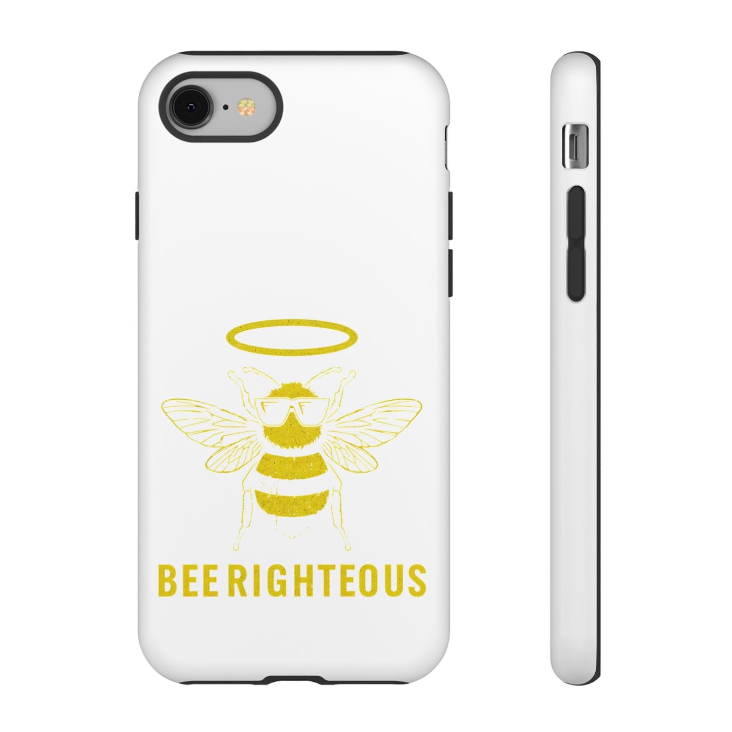 Bee Righteous Phone Case | Tough Cases, Inspirational Gifts, Cute Bee Design, Eco - Friendly Phone Accessories, Buzzing Charm - Jack Righteous