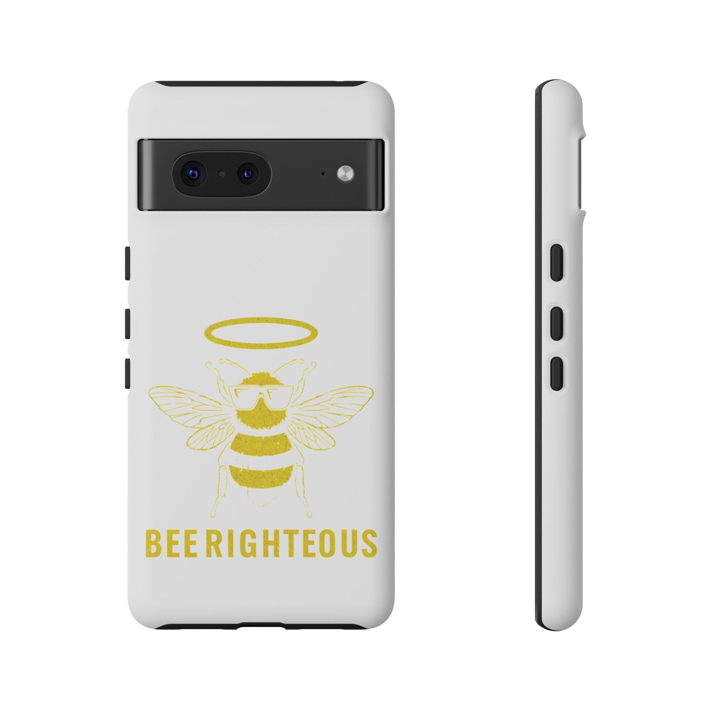 Bee Righteous Phone Case | Tough Cases, Inspirational Gifts, Cute Bee Design, Eco - Friendly Phone Accessories, Buzzing Charm - Jack Righteous