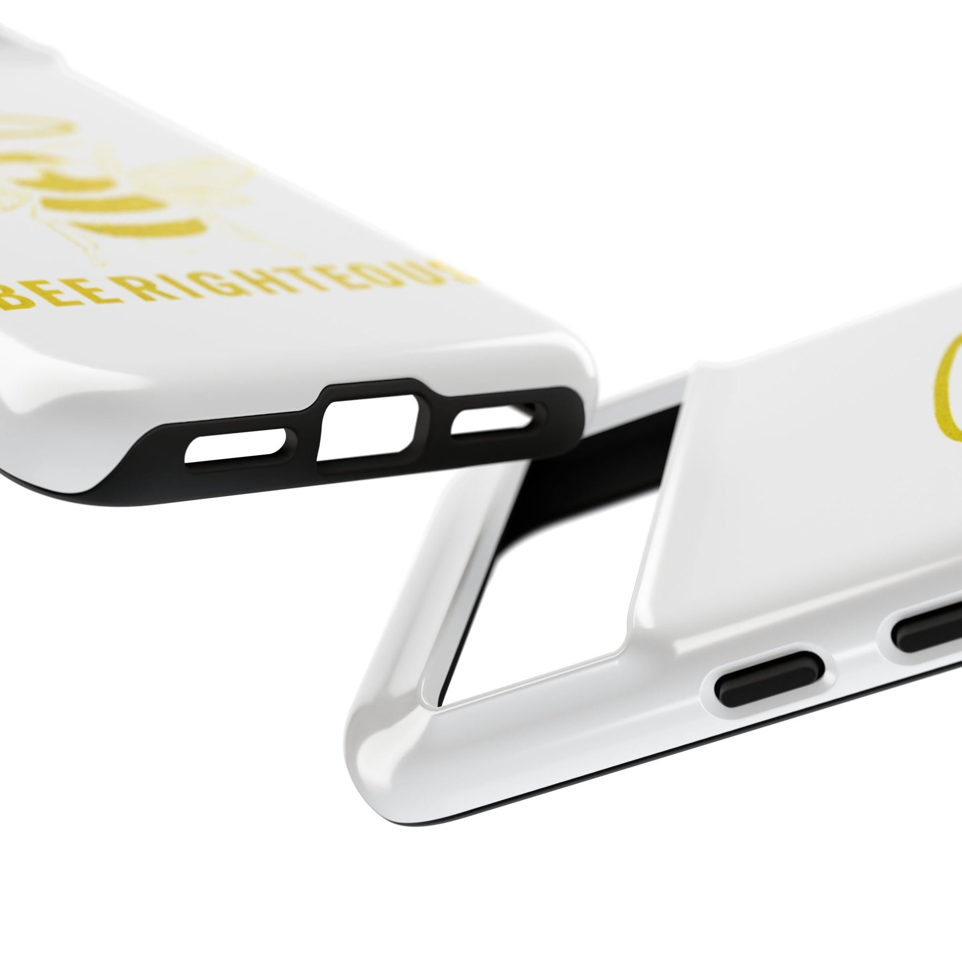 Bee Righteous Phone Case | Tough Cases, Inspirational Gifts, Cute Bee Design, Eco - Friendly Phone Accessories, Buzzing Charm - Jack Righteous