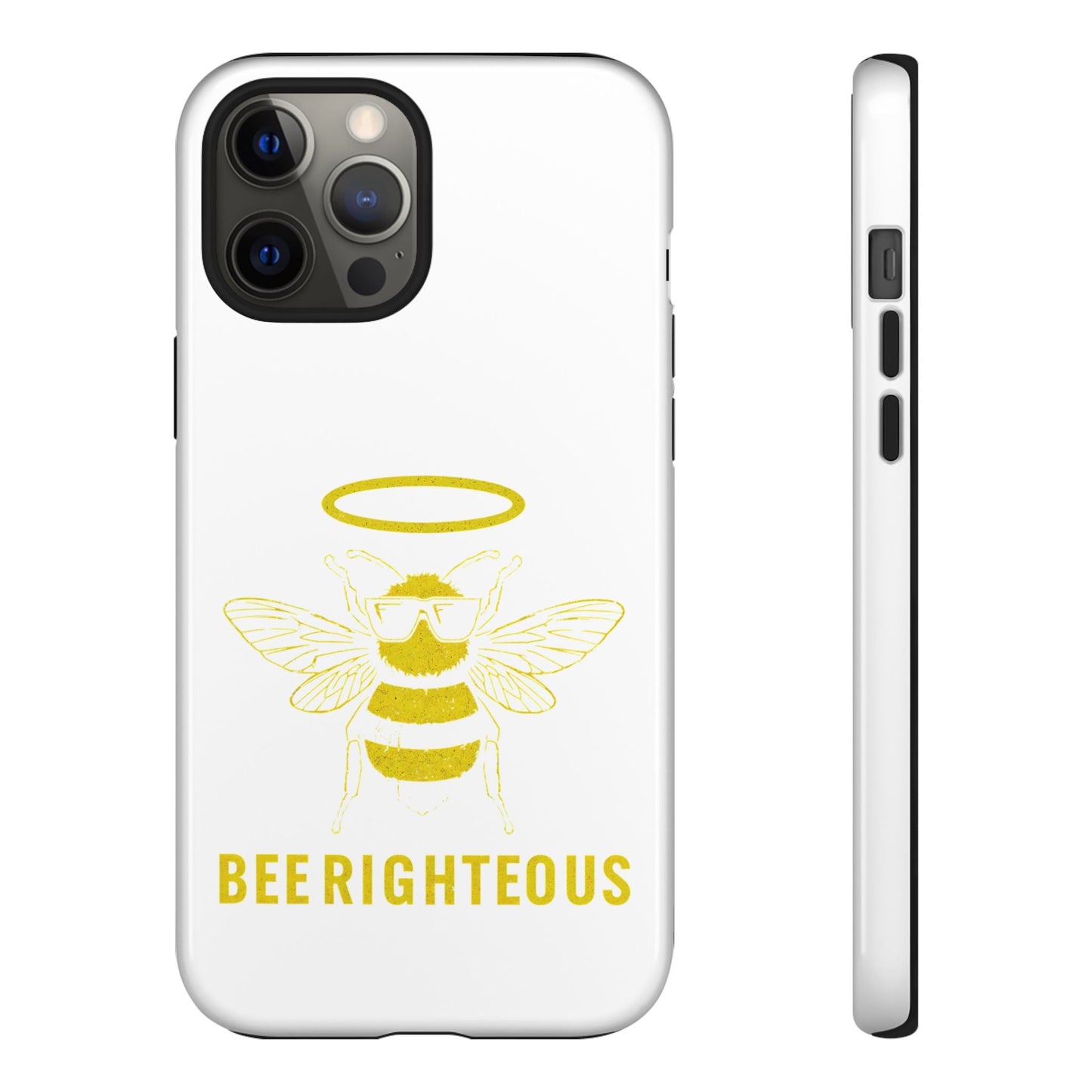 Bee Righteous Phone Case | Tough Cases, Inspirational Gifts, Cute Bee Design, Eco - Friendly Phone Accessories, Buzzing Charm - Jack Righteous