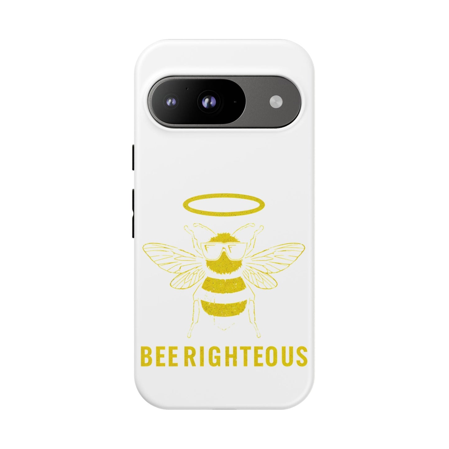 Bee Righteous Phone Case | Tough Cases, Inspirational Gifts, Cute Bee Design, Eco - Friendly Phone Accessories, Buzzing Charm - Jack Righteous