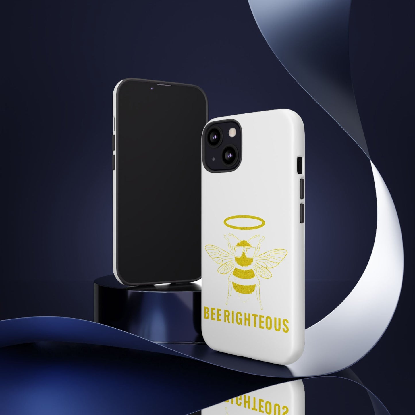 Bee Righteous Phone Case | Tough Cases, Inspirational Gifts, Cute Bee Design, Eco - Friendly Phone Accessories, Buzzing Charm - Jack Righteous