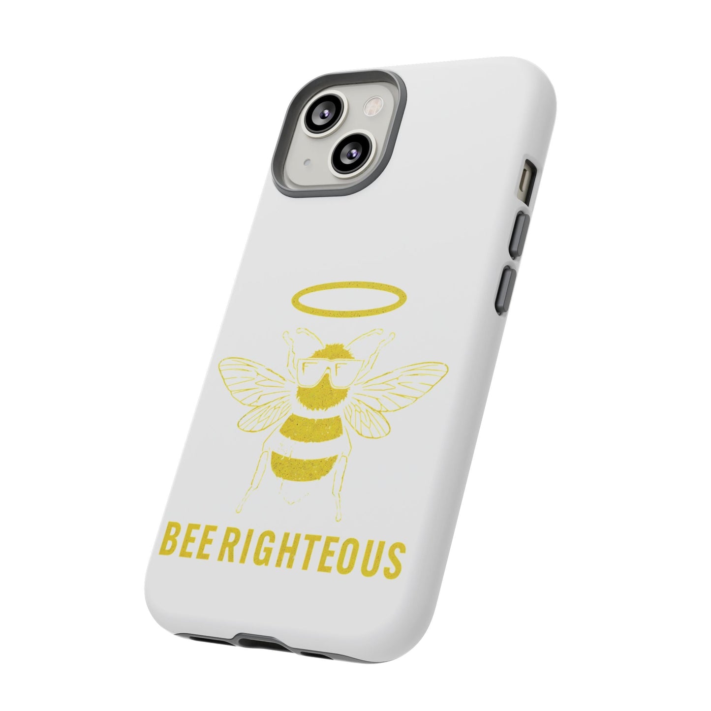 Bee Righteous Phone Case | Tough Cases, Inspirational Gifts, Cute Bee Design, Eco - Friendly Phone Accessories, Buzzing Charm - Jack Righteous