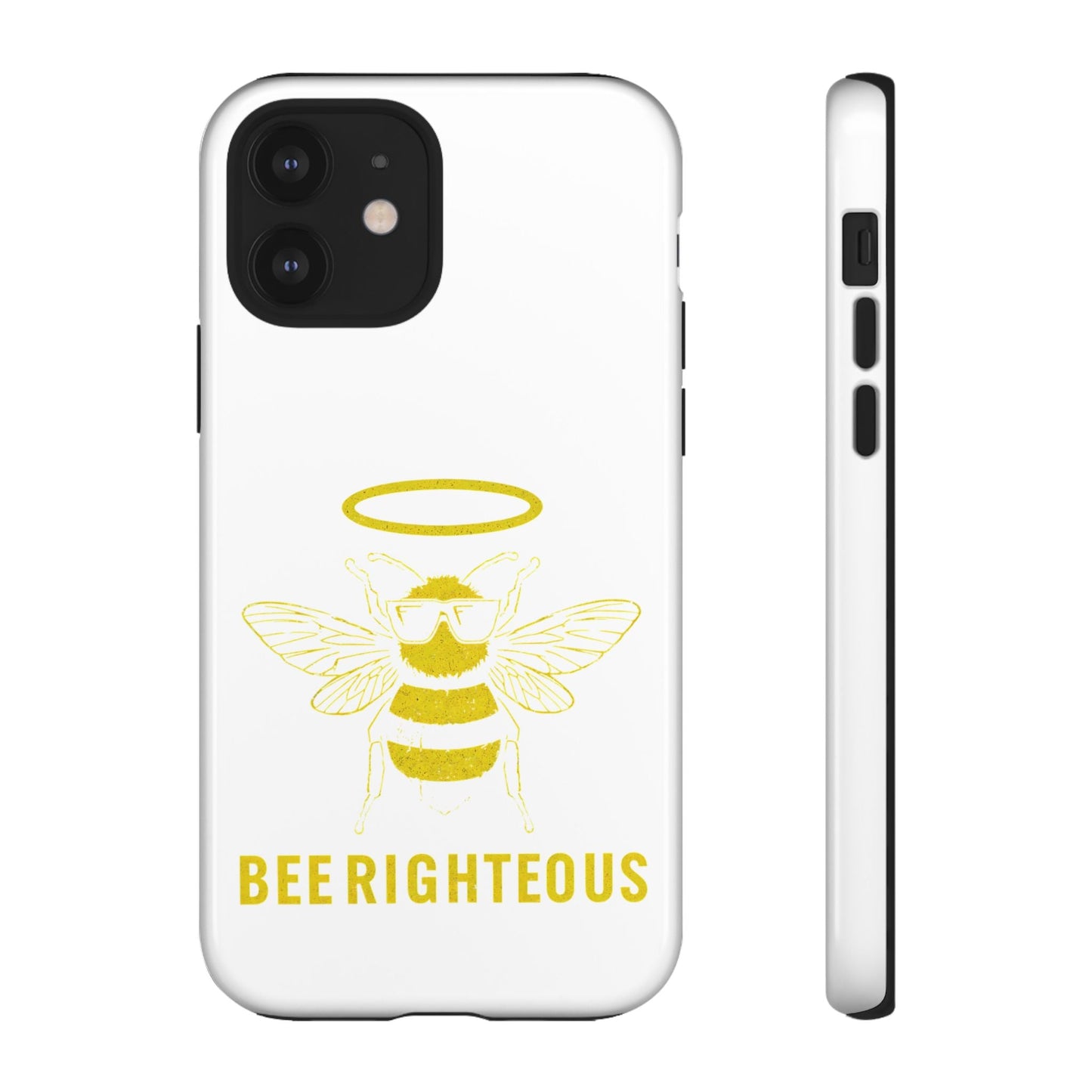 Bee Righteous Phone Case | Tough Cases, Inspirational Gifts, Cute Bee Design, Eco - Friendly Phone Accessories, Buzzing Charm - Jack Righteous