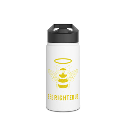 Bee Righteous Stainless Steel Water Bottle - Eco-Friendly Motivational Gift - Jack Righteous