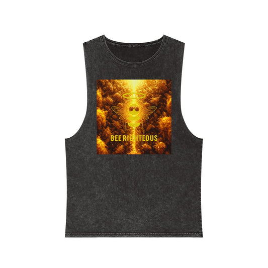 Bee Righteous Stonewash Tank Top: Summer Beach Party Apparel - Jack Righteous