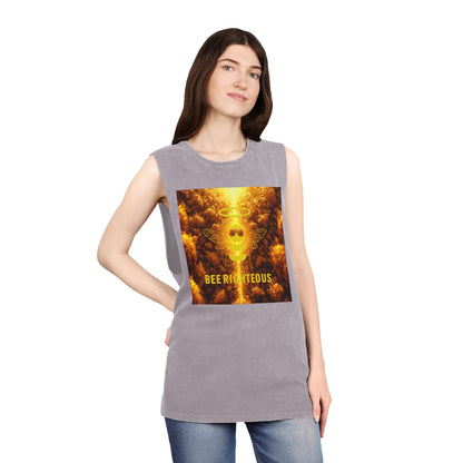 Bee Righteous Stonewash Tank Top: Summer Beach Party Apparel - Jack Righteous