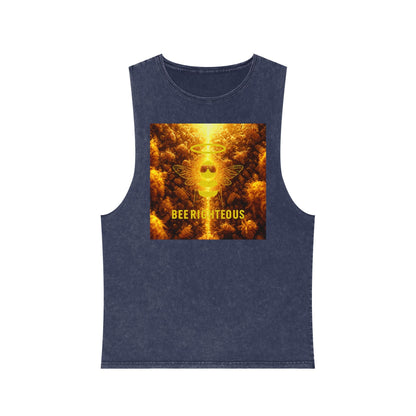 Bee Righteous Stonewash Tank Top: Summer Beach Party Apparel - Jack Righteous