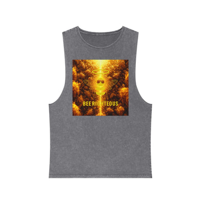 Bee Righteous Stonewash Tank Top: Summer Beach Party Apparel - Jack Righteous