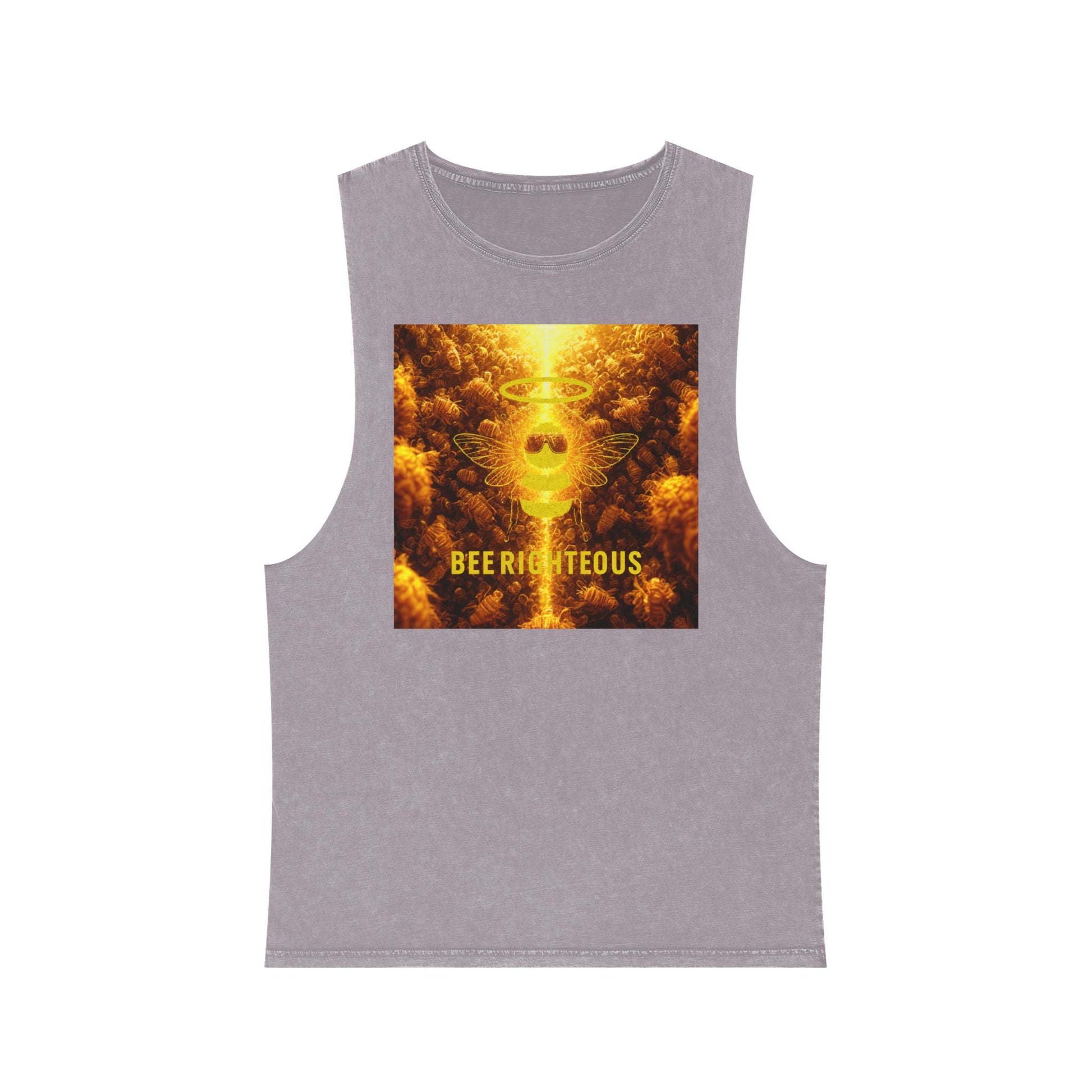 Bee Righteous Stonewash Tank Top: Summer Beach Party Apparel - Jack Righteous