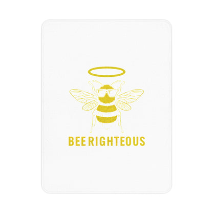 Bee Themed Toddler Blanket - Cute Gift for Cozy Nursery Decor - Jack Righteous