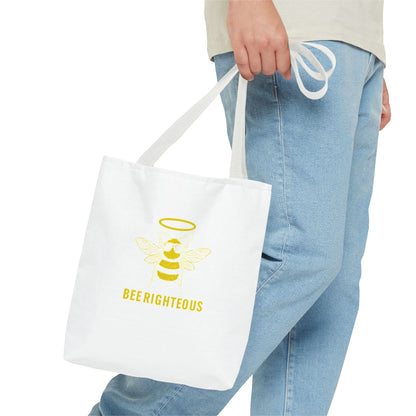 Bee Righteous Eco Tote: Bee Lover's Inspiring Shopping Bag - Jack Righteous