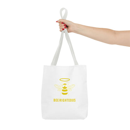 Bee Righteous Eco Tote: Bee Lover's Inspiring Shopping Bag - Jack Righteous