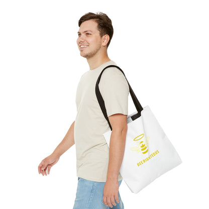 Bee Righteous Eco Tote: Bee Lover's Inspiring Shopping Bag - Jack Righteous