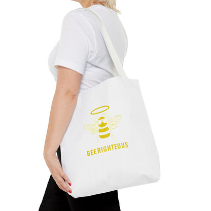 Bee Righteous Eco Tote: Bee Lover's Inspiring Shopping Bag - Jack Righteous