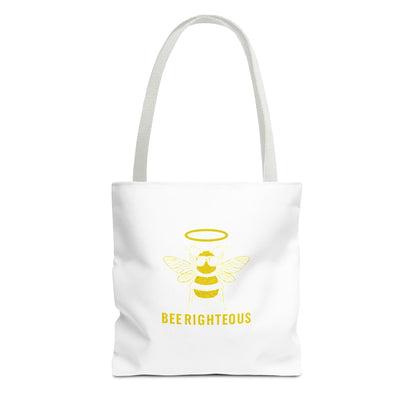 Bee Righteous Eco Tote: Bee Lover's Inspiring Shopping Bag - Jack Righteous