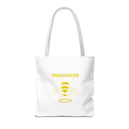 Bee Righteous Eco Tote: Bee Lover's Inspiring Shopping Bag - Jack Righteous