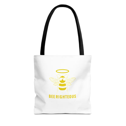 Bee Righteous Eco Tote: Bee Lover's Inspiring Shopping Bag - Jack Righteous
