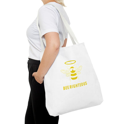 Bee Righteous Eco Tote: Bee Lover's Inspiring Shopping Bag - Jack Righteous