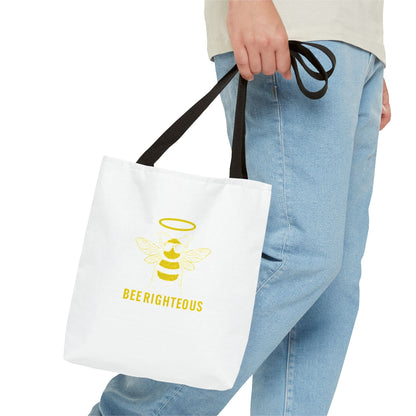 Bee Righteous Eco Tote: Bee Lover's Inspiring Shopping Bag - Jack Righteous