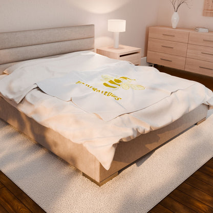 Bee Righteous Plush Blanket - Cozy Gift for Bee Lovers - Jack Righteous