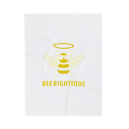 Bee Righteous Plush Blanket - Cozy Gift for Bee Lovers - Jack Righteous