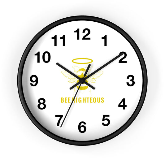 Bee Inspired Modern Wall Clock - Unique Gift for Beekeepers - Jack Righteous
