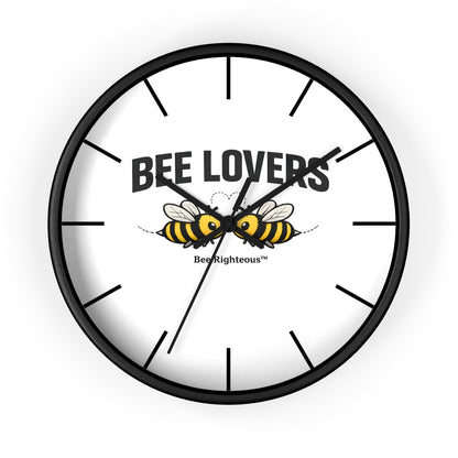 Bee Righteous inspirational wall clock, product view 1