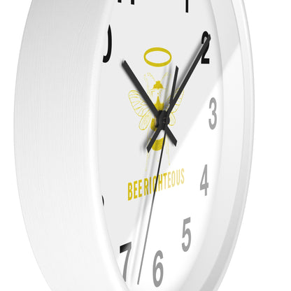 Bee Righteous inspirational wall clock, product view 9