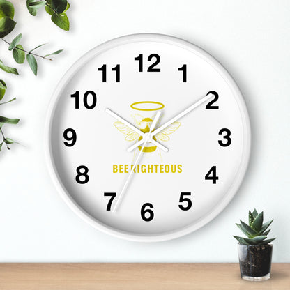 Bee Righteous inspirational wall clock, product view 12